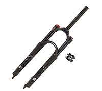 IBOWZ Forcella Ammortizzata per Bici, Mountain Bike Forcella 26 27 5 29 Forcelle Ammortizzate Escursione 120 mm Aria 28 6 mm Tubo Dritto Manuale