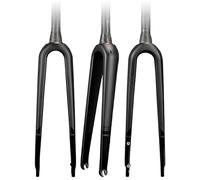 IBOWZ Forcella per Mountain Bike, Forcella Gravel 700C in Fibra di Carbonio per Bici da Strada Rigida 1 1 8 Tubo Conico sgancio rapido forcelle Anteriori 9 100 mm