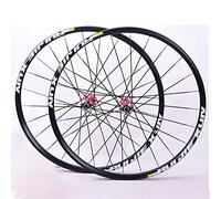 IBOWZ Set di Ruote per Mountain Bike, 26 27 5 29 Mountain Bike Ruote Mozzo in Carbonio Ruote Sgancio Rapido Freni a Disco Raggi Piatti a Bassa Resistenza 24H Cuscinetti Sigillati Ruota