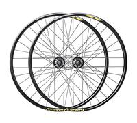 IBOWZ Set di Ruote per Mountain Bike, 26 Cerchione per Freni a Disco a sgancio rapido Anteriore e Posteriore Set di Ruote per Biciclette Ruote mozzo 32H per Cassetta a 7, 8, 9 e 10 velocità 2300G
