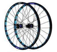 IBOWZ Set di Ruote per Mountain Bike, Cerchione colorato da 26, 27, 5 Pollici, Freno a Disco, Ruota Anteriore e Posteriore, Cassetta a 7, 8, 9, 10, 11, 12 velocità, sgancio rapido