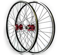 IBOWZ Set di Ruote per Mountain Bike, Ruota Anteriore Posteriore da 26 Pollici, Cuscinetto sigillato, Disco Freno V, Cassetta a 7, 8, 9, 10 e 11 velocità, sgancio rapido