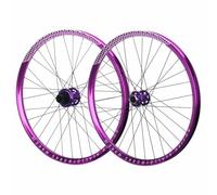 IBOWZ Set di Ruote per Mountain Bike, Ruote per Mountain Bike da 26/27,5 Pollici 9 100/10 135 mm QR 6 bulloni Freno a Disco Ruota Anteriore Posteriore 450 clic Alluminio