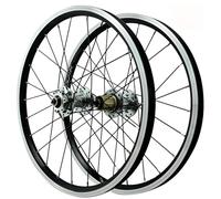 IBOWZ Set di Ruote per Mountain Bike, Set di Ruote BMX 20'' 406/451 per Biciclette Pieghevoli, Set di Ruote con Freno a Disco, mozzi a sgancio rapido 24H per 7-12 velocità