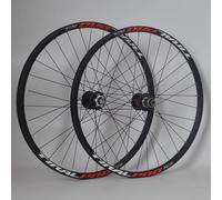 IBOWZ Set di Ruote per Mountain Bike, Set di Ruote per Bici da 24, 26, 27,5 e 29 Pollici, Freni a Disco a sgancio rapido, Cassetta Anteriore da Montagna a 8, 9, 10, 11, 12 velocità