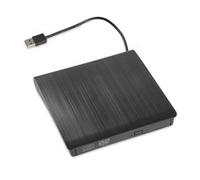 Unità ottica iBox IED02 DVD-ROM USB 3.2 Gen 1 portatile/desktop nera
