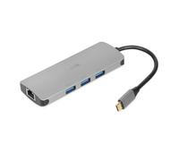 Ibox IUH3RJ4K notebook dock/port replicator USB 3.2 Gen 1 (3.1 Gen 1) Type-C Power Delivery 100W Silver