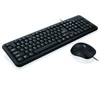 IBOX OFFICE KIT II TECLADO + RATON (INGLÃ‰S) USB QWERTY NEGRO