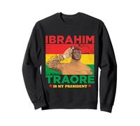 Ibrahim Traore, Burkina Faso, è Il Mio Presidente Africano. Felpa