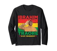 Ibrahim Traore, Burkina Faso, è Il Mio Presidente Africano. Maglia a Manica
