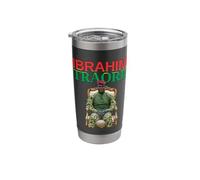 Ibrahim Traoré sul trono Bicchiere termico in acciaio inox doppia parete