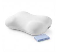 iBRILO Cuscino Cervicale per Dormire in Memory Foam HD Adattivo - Cuscino Ergonomico Effetto Nuvola, Comfort ad Alta Traspirabilità, Doppia Altezza, 2 Federe Antirughe, OEKO-TEX, 60x40cm