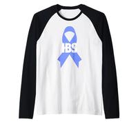 IBS Awareness Shirt - IBS Irritable Bowel Syndrome Awareness Maglia con Maniche Raglan