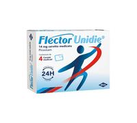 IBSA Flector Unidie Cerotto Medicato 14mg Piroxicam Antidolorifico Locale, 4 Cerotti