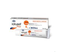 IBSA ialuset Plus Crema 25g, Per il trattamento Di Ferite Infette e Ustioni | Crema Con Acido Ialuronico Ad Azione Idratante E Sulfadiazina Argentica Che Protegge Dalla Contaminazione Batterica