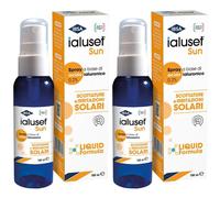 IBSA Ialuset Sun Spray Scottature e Irritazioni Solari 2x100 ml Spray
