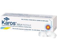 Ibsa Karos 20 Pastiglie Trattamento Per Gola Infiammata Gusto Limone