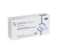 IBSA Siringa intra-articolare Sinovial 32 – Acido ialuronico 1,6% 32mg/2ml – 3 siringhe +3 aghi