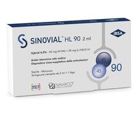 IBSA SINOVIAL HL 90 ACIDO IALURONICO 3,2% 64MG/2ML SIRINGA PRERIEMPITA 64 MG 2ML