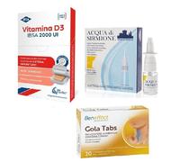 Ibsa Terme Di Sirmione Kit Difesa e Benessere - Vitamina D3 2000 Ui + Acqua Di Sirmione + Gola Tabs