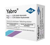 Yabro Acido Ialuronico 0,3% Soluzione per Nebulizzatore 10 Fiale