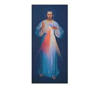 IBUKHSDGYIFH Gesù Misericordia Di Gesù Pittura Murale Su Tela Pittura Poster E Stampe D'epoca Immagini di Arte Della Parete Camera Da Letto Senza Cornice-30x70cm
