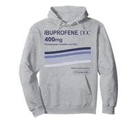 Ibuprofene 400mg - Grafica Farmaco Generico e Design Medico Felpa con Cappuccio