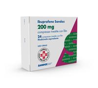 Ibuprofene Sandoz 200 mg 24 Compresse Rivestite con Film