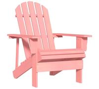 IBUQDDV Adirondack - Sedia da giardino in legno massiccio di abete rosa, 1 pezzo, robusta e resistente alle intemperie, con forma ergonomica per terrazza e giardino, comoda e durevole