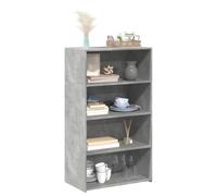 IBUQDDV Armadio alto grigio cemento, 70 x 41 x 124 cm, in legno con molto spazio, materiale durevole e design senza tempo, ideale per soggiorno e modernità