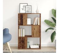 IBUQDDV Centro di intrattenimento Vecchio Legno Legno Materiale Legno 60x24x94 cm con sei Grandi Ripiani Stile Rustico Vintage per Soggiorno Home Cinema Pratica Soluzione di Stoccaggio Multimedia