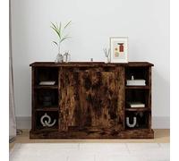 IBUQDDV Credenza per affumicatura 100 x 35,5 x 60 cm, materiale in legno con design senza tempo per un sacco di spazio e porte pratiche, materiale durevole con resistenza