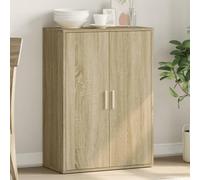 IBUQDDV Credenze Buffet mobile Armadietto Organizzatore Mobile bar Credenza Rovere Sonoma 60x31x84 cm in Legno Multistrato per Cucina Ingresso Foyer, Sala da Pranzo