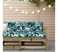 IBUQDDV Divano angolare da giardino in legno di pino impregnato con design a doghe per terrazza e giardino, design modulare per combinazione flessibile, resistente alle intemperie e confortevole con