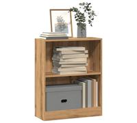 IBUQDDV Libreria in rovere Artisan, 60 x 24 x 76 cm, materiale in legno con scomparti aperti per ulteriore spazio in casa o in ufficio, resistente all'umidità