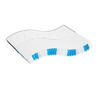 IBUQDDV Materasso a molle insacchettate, a media resistenza, 160 x 200 cm, con 7 zone per alleviare la pressione e il sostegno individuale, rivestimento traspirante, assorbe il rumore e semplice