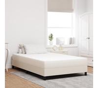 IBUQDDV Materasso a molle insacchettate, color crema, medio duro, 120 x 190 x 20 cm, tessuto con memory foam per un comfort ottimale e un'igiene del sonno traspirante