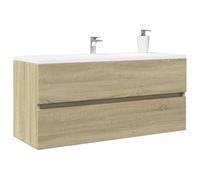 IBUQDDV Mobile Lavabo Bagno con Cassetto, Legno Multistrato Rovere Sonoma, Resistente Umidità e Deformazione, Design Salvaspazio 100x38.5x45 cm, Capacità Carico 60 kg, Assemblaggio