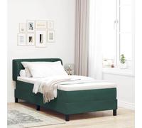 IBUQDDV Mobile senza tempo per camera da letto, letto a molle, con materasso, 90 x 190 cm, in velluto per un comfort e una durata ottimali, design senza tempo, facile da montare