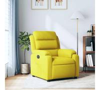 IBUQDDV Poltrone Sedia ufficio Poltrona Relax Sedie da pranzo Poltrona Reclinabile Gialla in Velluto per Soggiorno Cameretta