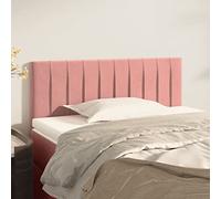 IBUQDDV Spalliera Letto Una Piazza E Mezza Testiera Letto Matrimoniale Testiera Letto Una Piazza E Mezza Testiera Letto Singolo Testiera Rosa 100x5x78/88 cm in Velluto per Camere Da Letto Soggiorno