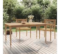 IBUQDDV Tavolo da Bar Pieghevole in Legno di Teak Massello, Design Compatto per Risparmiare Spazio, Finitura Naturale a Base d'Acqua per Esterni e Interni