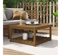 IBUQDDV Tavolo da Giardino in Legno Massello di Pino con Piano Stabile e Ripiano Aggiuntivo per Esterni Ottimizzazione del testo italiano secondo i requisiti: **Tavolo da Giardino