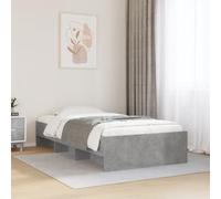 IBUQDDV Telai per letti Letto a Piattaforma Giroletto Grigio Cemento 75x190 cm in Legno Multistrato per Camera da Letto