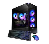 iBUYPOWER Element Black Gaming PC Desktop Computer AMD Ryzen 7 8700F CPU, NVIDIA GeForce RTX 5060 8GB GPU, 32GB DDR5 RGB 5200MHz RAM, 1TB NVMe SSD, Windows 11 Home, Tastiera Gamer, Mouse - EBA7N5602