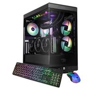 iBUYPOWER Y40 PRO Nero Gaming PC Desktop Computer Intel Core Ultra 9 285 CPU, NVIDIA GeForce RTX 5080 16GB GPU, 32GB DDR5 RGB 5200MHz RAM, 2TB NVMe SSD, Windows 11 Home, Tastiera, Mouse - Y40BI9N5801
