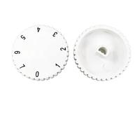 IBXWMNG 2 Pezzi Manopole Termostato Frigo Universali, Manopola Frigo in Plastica, Plastica Bianca Ricambio, Controllo Temperatura per Frigorifero Congelatore Cucina, Regolazione Semplice e Precisa