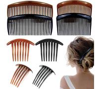 IBXWMNG 8 Pezzi Pettinino per capelli con 5, 7, 23, 29 Denti, Denti di Plastica Pettini per Capelli Artiglio Accessori per Capelli,fermagli per capelli,accessorio per capelli,per le Donne Ragazze
