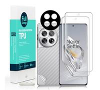 Ibywind 2 Pezzi Pellicola Protettiva per Oneplus 12 5G 6,82"+1 Pezzo Protettore Len Della fotocamera+1 Pezzo Pellicola Posteriore,Pellicola TPU Flessibile