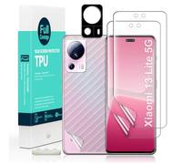 Ibywind 2 Pezzi Pellicola Protettiva per Xiaomi 13 Lite 5G(6,55 pollici)+1 Pezzo Protettore Len Della Fotocamer 1 Pezzo Pellicola Posteriore,Pellicola TPU Flessibile,HD Clear,Senza Bolle